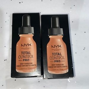 2 NYX Professional Makeup Total Control Pro Drop Foundation Mahogany TCPDF16 NEW
